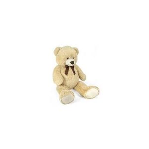ORSO BEIGE CON FIOCCO 60CM