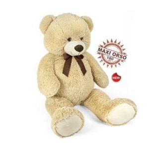 ORSO BEIGE CON FIOCCO 180CM