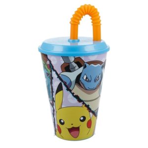 BICCHIERE CON CANNUCCIA POKEMON