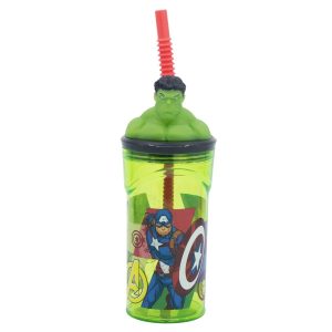 BICCHIERE IN PLASTICA 3D AVENGERS