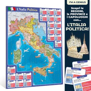 I'M A GENIUS GEOPUZZLE LA MIA BELLA ITALIA