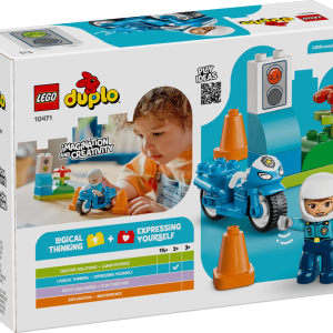 LEGO 10471 Motocicletta blu della Polizia