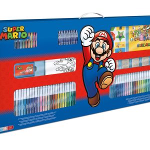 MEGA SET TIMBRINI E PASTELLI SUPER MARIO
