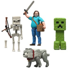 MINECRAFT MOVIE FIGURES BASE ASS JFR44