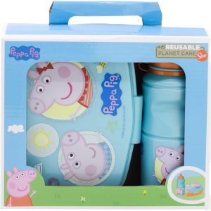 PORTAPRANZO + BORRACCIA PEPPA PIG