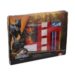 SET 4 TIMBRINI E PASTELLI JURASSIC WORLD