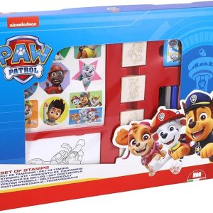 SET 4 TIMBRINI E PASTELLI PAW PATROL