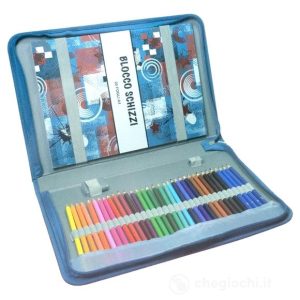 SET ARTISTICO 37PZ IN VALIGETTA STOFFA