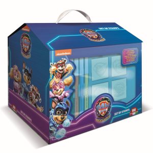 SET CASETTA TIMBRINI E PASTELLI PAW PATROL