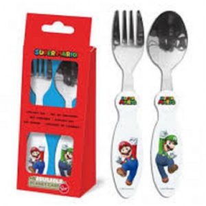 SET POSATE IN PLASTICA SUPER MARIO