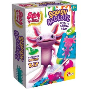 SLUMI SCIENCE POCKET SQUISH AXOLOTL