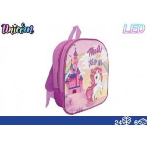 ZAINETTO 30CM CON LED UNICORN