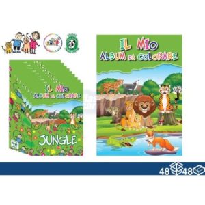 ALBUM DA COLORARE 16F JUNGLE