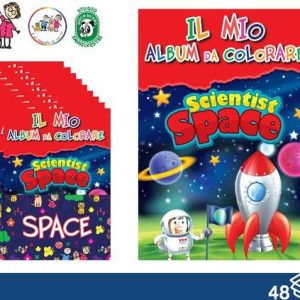 ALBUM DA COLORARE 16F SPACE