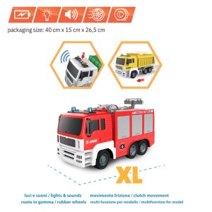CAMION POMPIERI CON BOTTE XL