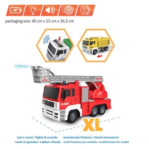 CAMION POMPIERI con SCALA XL